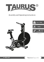 Taurus TF-ERGO-AIR Assembly And Operating Instructions Manual preview