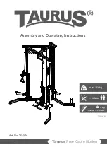 Taurus TF-FCM Assembly And Operating Instructions Manual preview