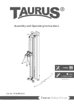 Preview for 1 page of Taurus TF-KABELZUG Assembly And Operating Instructions Manual