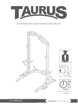 Preview for 1 page of Taurus TF-POWERRACK Assembly And Operating Instructions Manual
