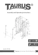 Taurus TF-S118 Assembly And Operating Instructions Manual preview