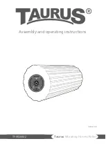 Preview for 1 page of Taurus TF-VR2000-2 Assembly And Operating Instructions Manual