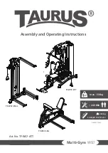 Taurus TF-WS7-ATT Assembly And Operating Instructions Manual preview