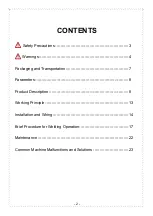 Preview for 3 page of Taurus TIG-300PI AC/DC Operation Manual