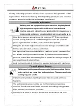 Preview for 5 page of Taurus TIG-300PI AC/DC Operation Manual