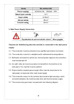 Preview for 16 page of Taurus TIG-300PI AC/DC Operation Manual