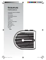 Taurus TROPICANO 2.5 Manual preview