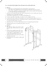 Preview for 22 page of Taurus Universal Smith Machine Assembly And Operating Instructions Manual