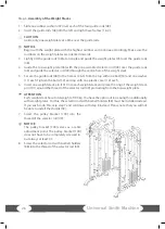 Preview for 26 page of Taurus Universal Smith Machine Assembly And Operating Instructions Manual