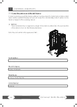 Preview for 48 page of Taurus Universal Smith Machine Assembly And Operating Instructions Manual