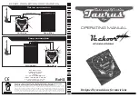 Предварительный просмотр 2 страницы Taurus Vechoor black line Operating Manual