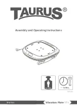 Taurus VT3 Assembly And Operating Instructions Manual preview