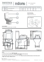 Tavistock Micra TS100WSC Installation & Dimensions preview