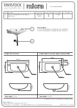 Preview for 4 page of Tavistock Micra TS100WSC Installation & Dimensions