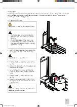 Предварительный просмотр 21 страницы TAWI CR80 User Manual And  Spare Parts List