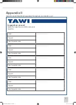 Предварительный просмотр 31 страницы TAWI CR80 User Manual And  Spare Parts List