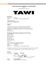 Preview for 2 page of TAWI Light60 Manual