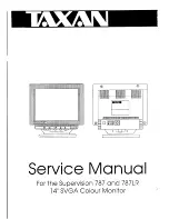 Taxan Supervision 787 Service Manual preview