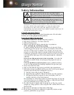 Предварительный просмотр 5 страницы Taxan U6-112 User Manual