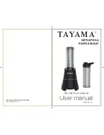 Tayama BL-07 User Manual предпросмотр