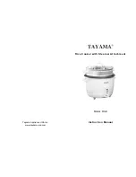 Preview for 1 page of Tayama RC-8 Instruction Manual