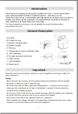 Предварительный просмотр 3 страницы Tayama TDF-550 User Manual