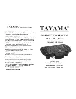 Tayama TG-100 Instruction Manual предпросмотр