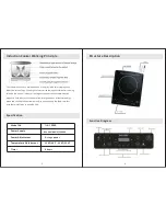 Предварительный просмотр 3 страницы Tayama TIH-1500X User Manual