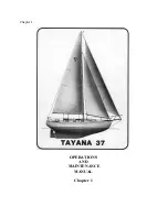 Предварительный просмотр 1 страницы Tayana 37 Operation & Maintenance Manual