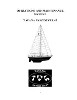 Tayana VANCOUVER 42 Operation And Maintenance Manual preview