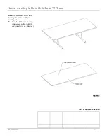 Предварительный просмотр 7 страницы tayco Hanna Meeting Table with slim T base Installation Manual