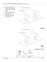 Предварительный просмотр 8 страницы tayco Hanna Meeting Table with slim T base Installation Manual