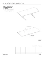 Предварительный просмотр 9 страницы tayco Hanna Meeting Table with slim T base Installation Manual