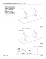 Предварительный просмотр 10 страницы tayco Hanna Meeting Table with slim T base Installation Manual