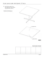 Предварительный просмотр 11 страницы tayco Hanna Meeting Table with slim T base Installation Manual