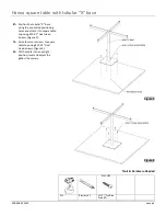 Предварительный просмотр 12 страницы tayco Hanna Meeting Table with slim T base Installation Manual