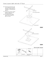 Предварительный просмотр 14 страницы tayco Hanna Meeting Table with slim T base Installation Manual