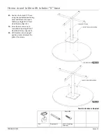 Предварительный просмотр 16 страницы tayco Hanna Meeting Table with slim T base Installation Manual