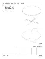 Предварительный просмотр 17 страницы tayco Hanna Meeting Table with slim T base Installation Manual