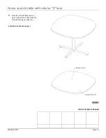 Предварительный просмотр 19 страницы tayco Hanna Meeting Table with slim T base Installation Manual