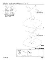 Предварительный просмотр 20 страницы tayco Hanna Meeting Table with slim T base Installation Manual