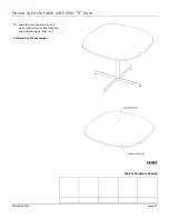 Предварительный просмотр 21 страницы tayco Hanna Meeting Table with slim T base Installation Manual