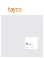 Preview for 1 page of tayco Hanna Series Installation Manual