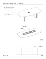 Preview for 8 page of tayco Norris Boardroom Table 1 Surface Installation Manual