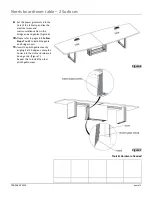 Preview for 16 page of tayco Norris Boardroom Table 1 Surface Installation Manual