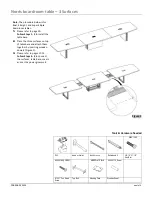 Preview for 17 page of tayco Norris Boardroom Table 1 Surface Installation Manual