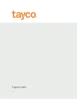 Preview for 50 page of tayco Scene Installation Manual