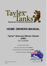 Taylex Tanks ABS Controller Homeowner'S Manual preview