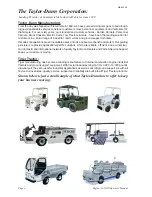 Предварительный просмотр 4 страницы Taylor-Dunn 2018 BIGFOOT G-1500 Operator'S Manual