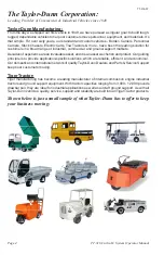 Preview for 4 page of Taylor-Dunn 212037 Operator'S Manual